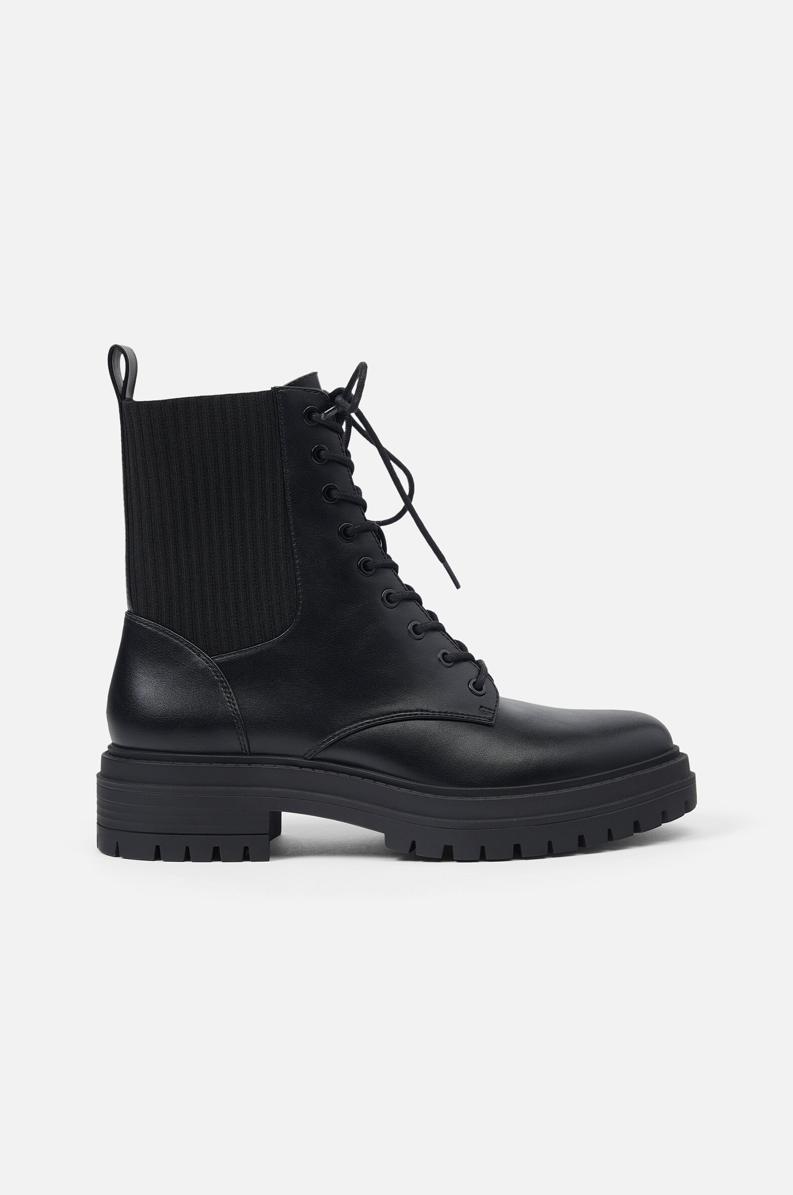 Contrast sock style ankle boots View All BAGS Woman Lefties Turkey
