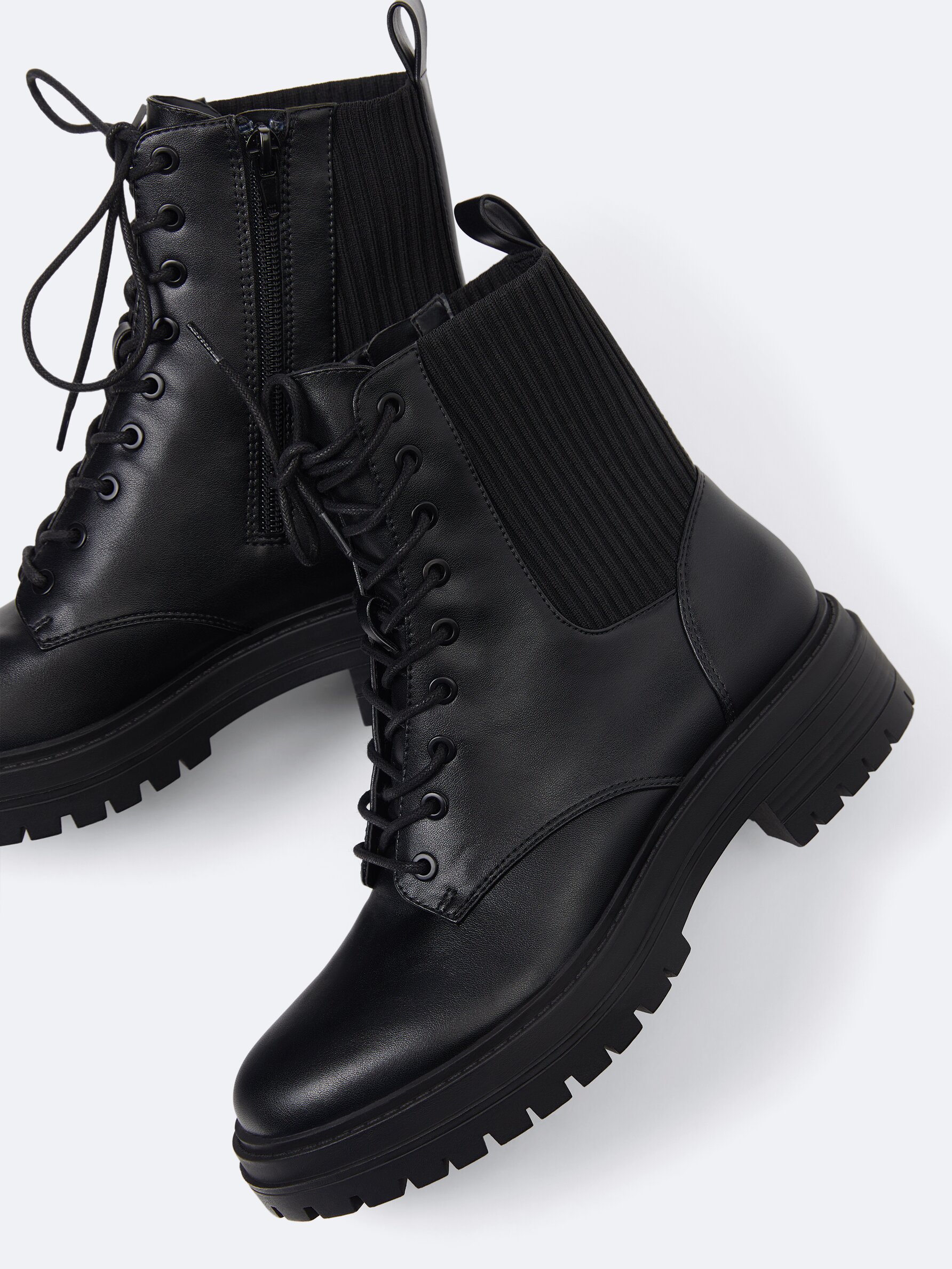 Sock flat ankle boots on sale