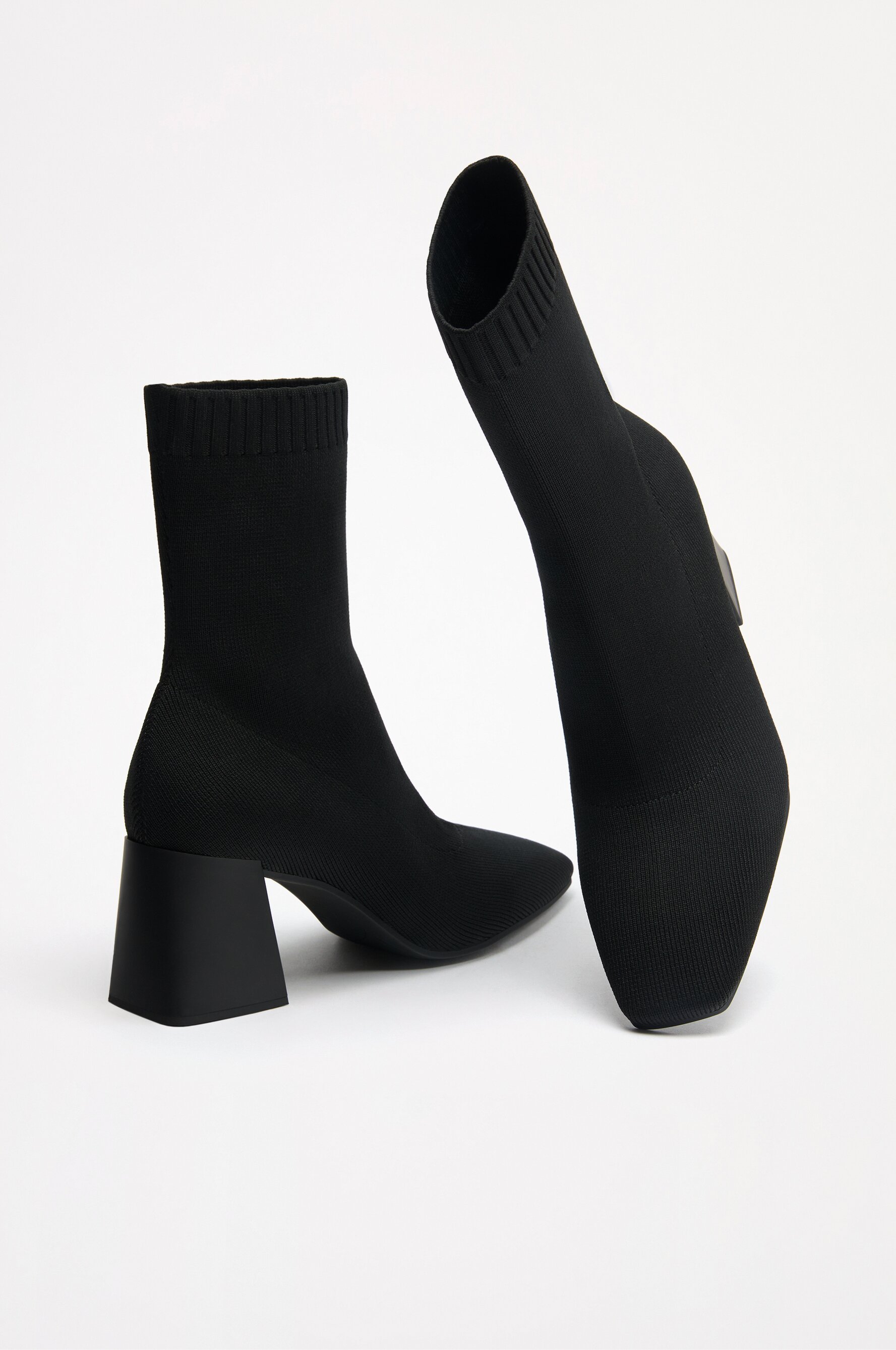 Knitted sock ankle boots online