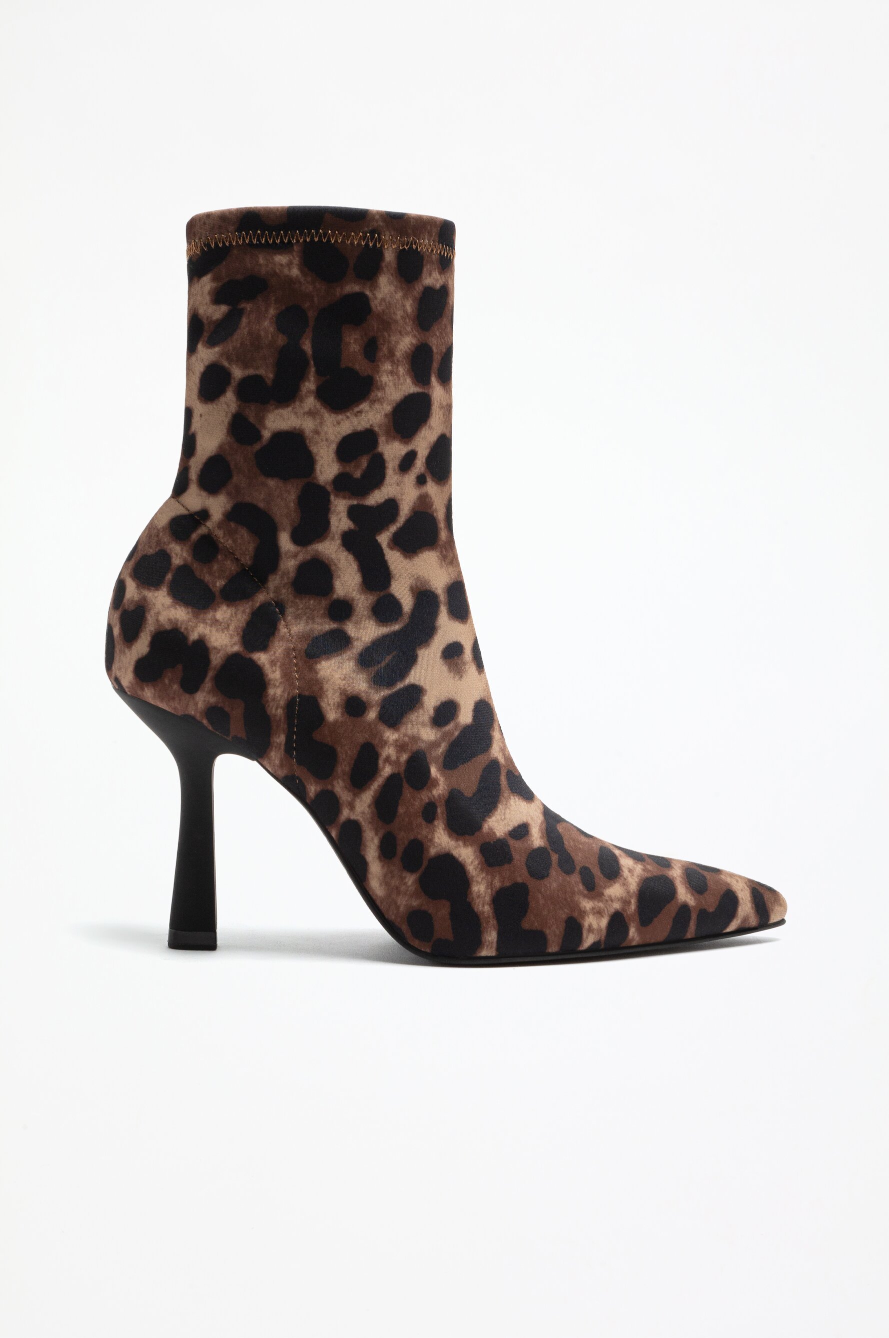 Animal print stiletto heel ankle boots Boots Ankle Boots SHOES Woman Lefties Tunisia