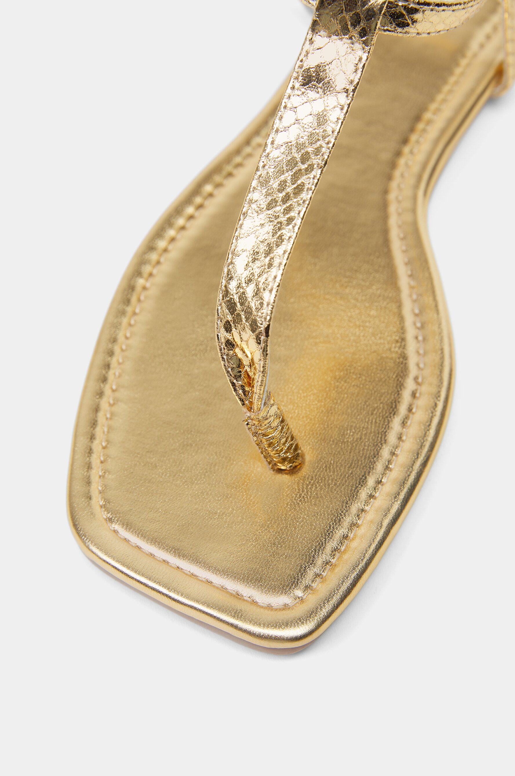 Faux snakeskin sandals on sale