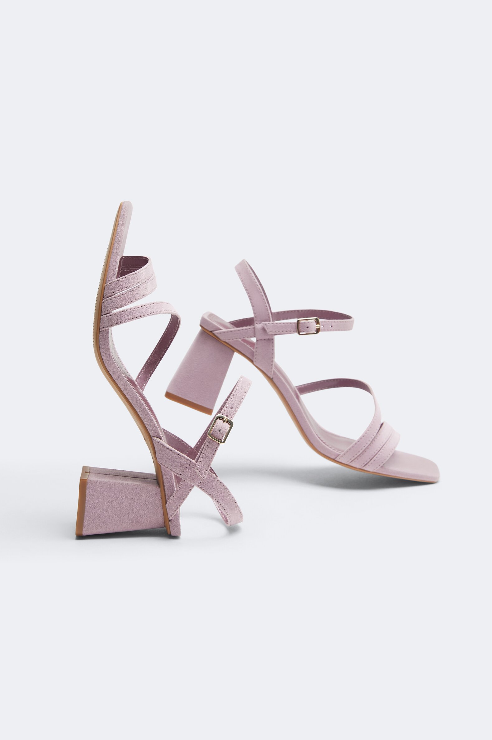 Strappy sandals heels hot sale
