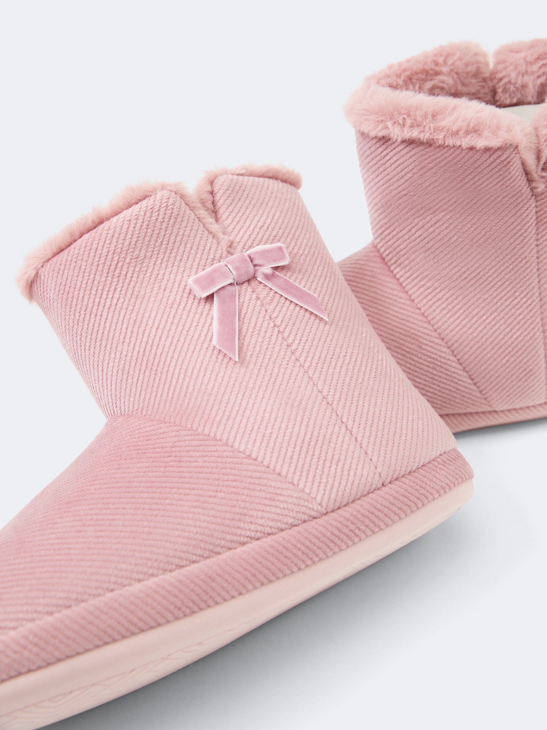 Pink slipper boots sales