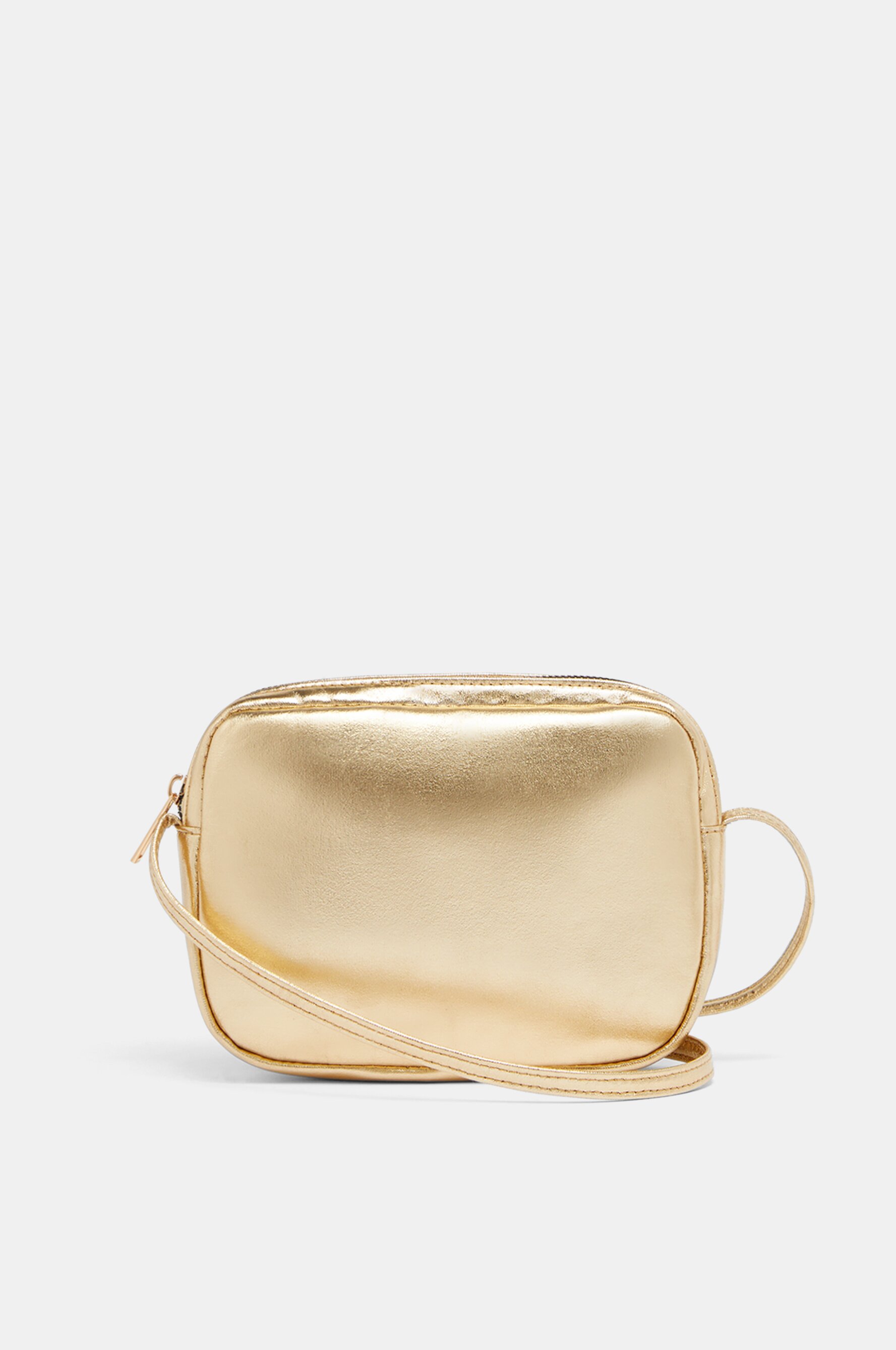 Bolso dorado bandolera best sale
