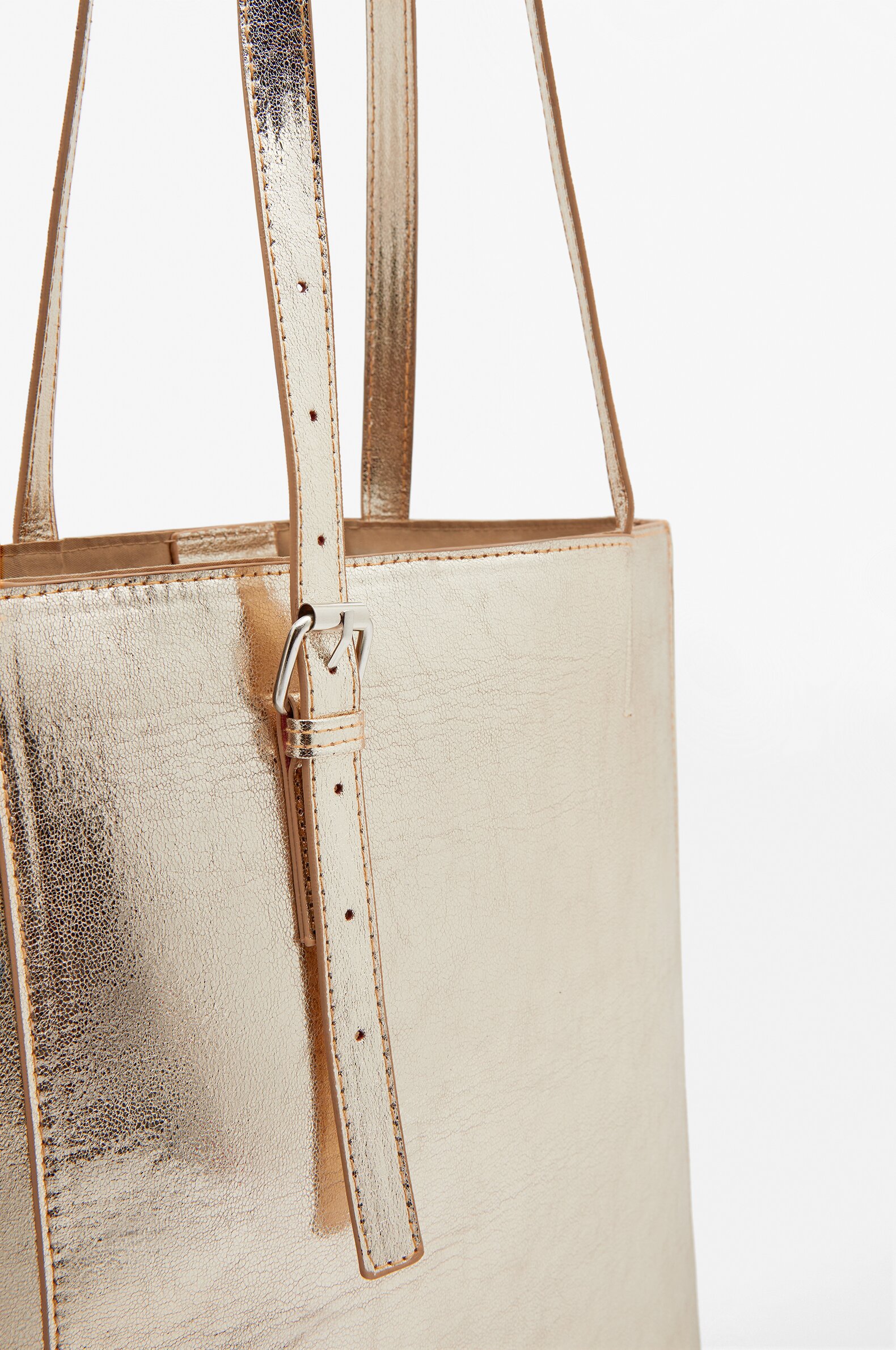 Metallic shopper bag Sportswear CLOTHING Woman Lefties Italy