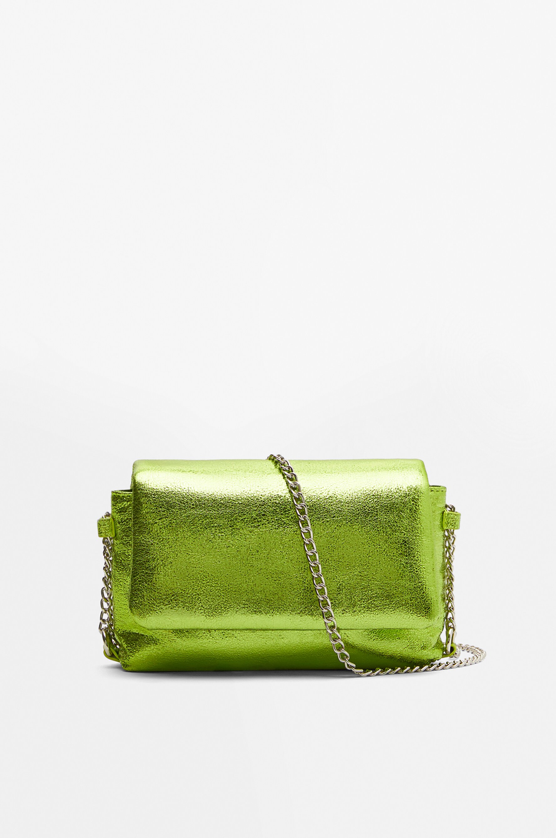 Metallic quilted bag