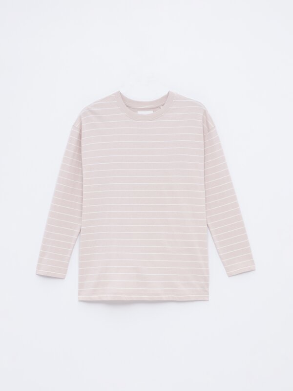 Oversized striped T-shirt
