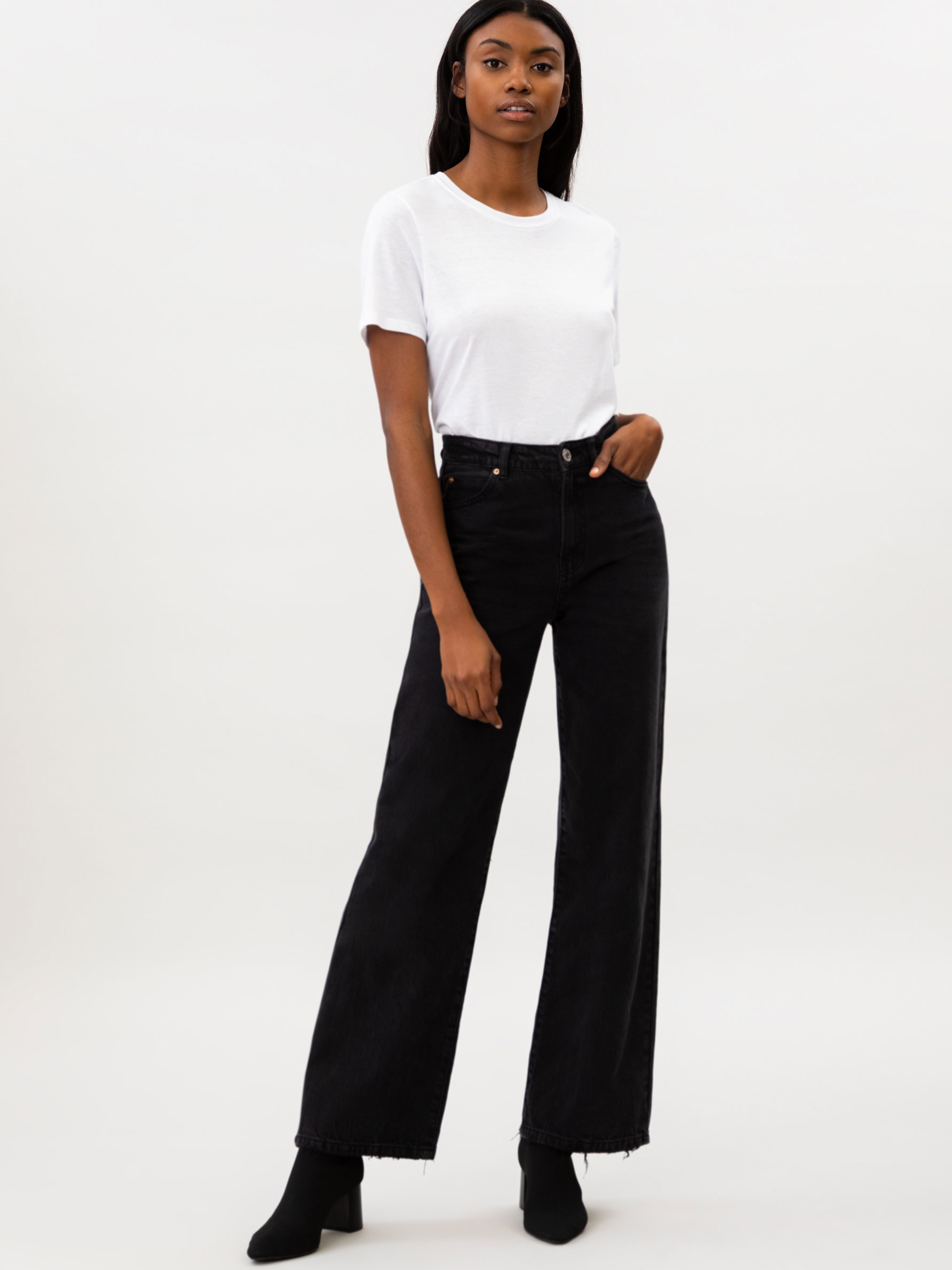 Levi's Ribcage Wide Leg - black book