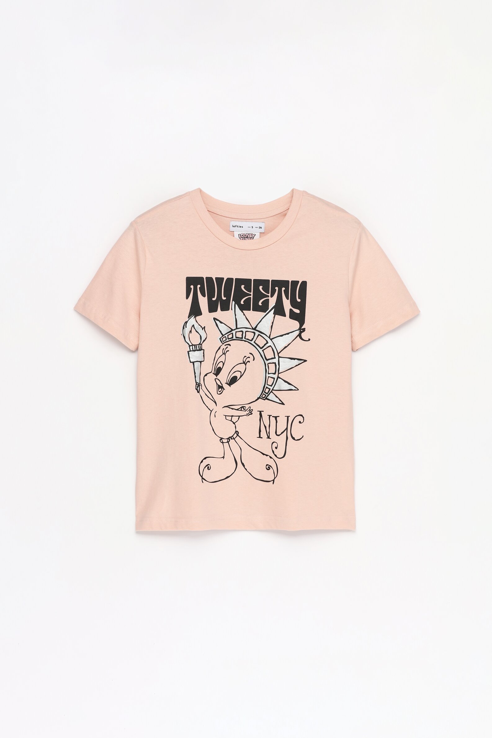Looney Tunes Kid Girl Tweety Print Hoodie Sweatshirt