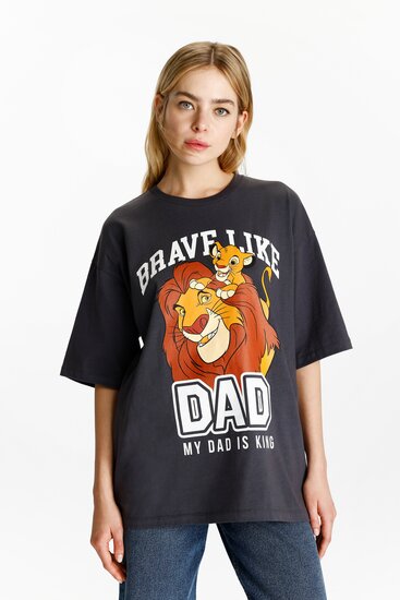 Camiseta Only Disney Life Cropped Para Mujer
