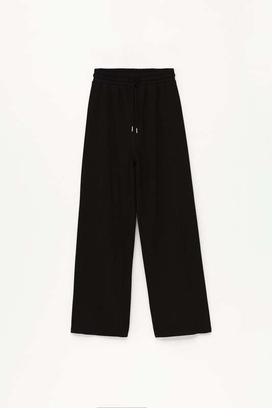 Wide-leg tracksuit trousers