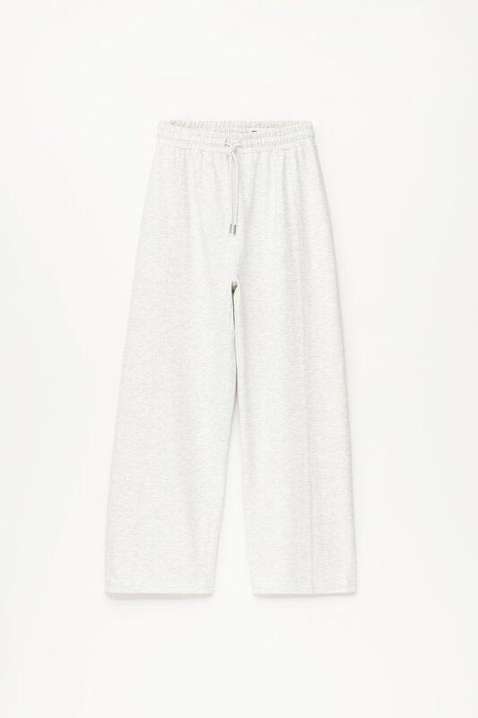 Wide-leg tracksuit trousers