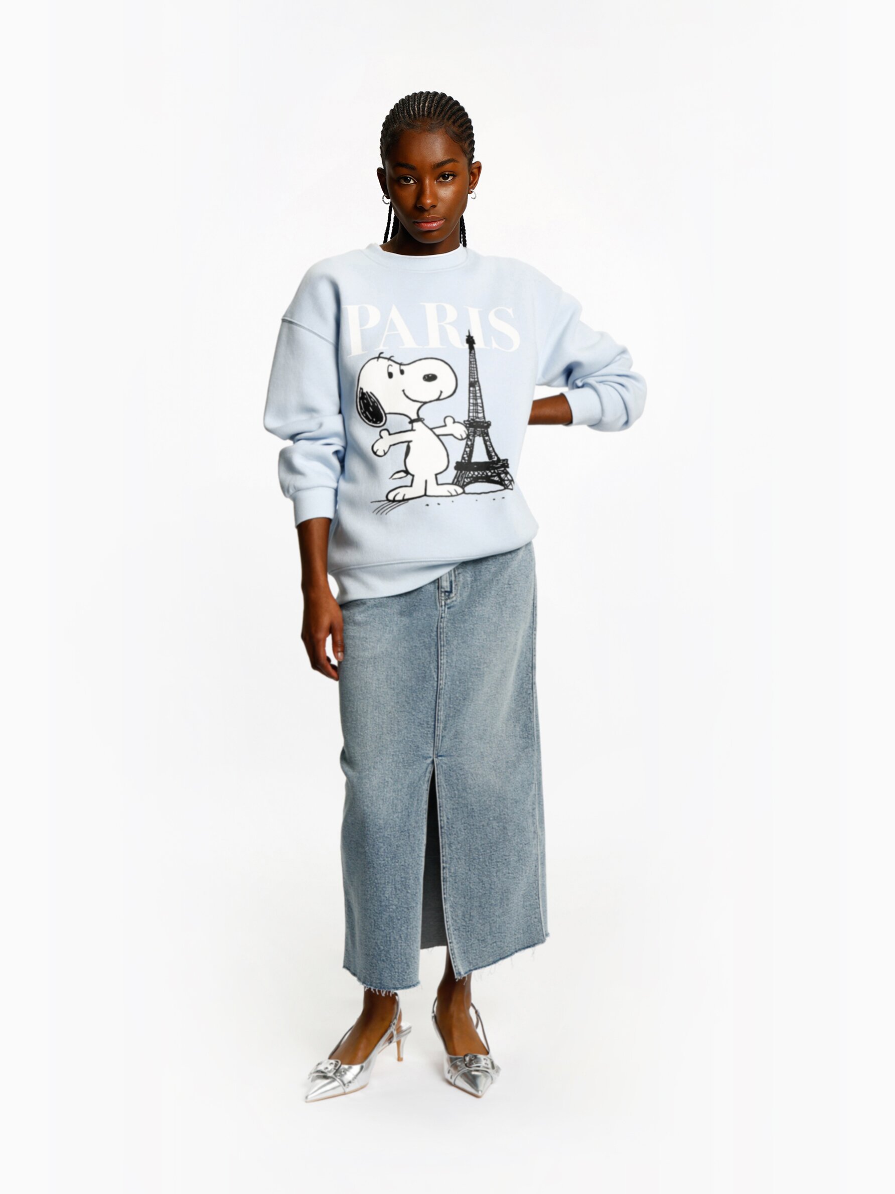 Zara snoopy peanuts discount sweatshirt