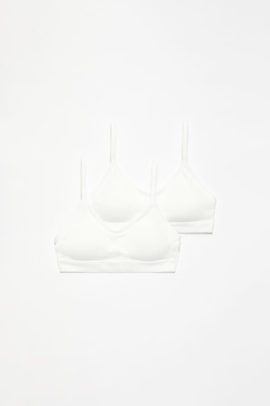 Pack of 2 seamless ribbed bras - Underwear - UNDERWEAR, PYJAMAS - Woman 
