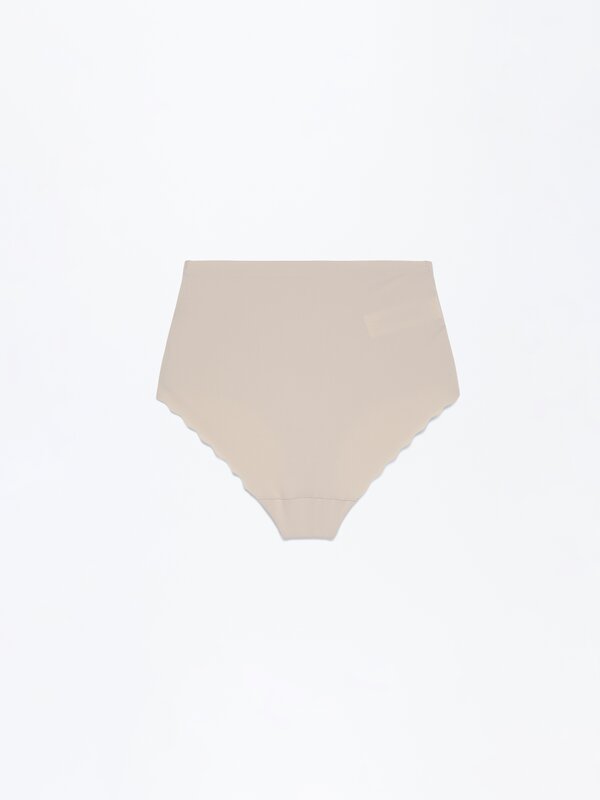 High waist microfibre shaper briefs