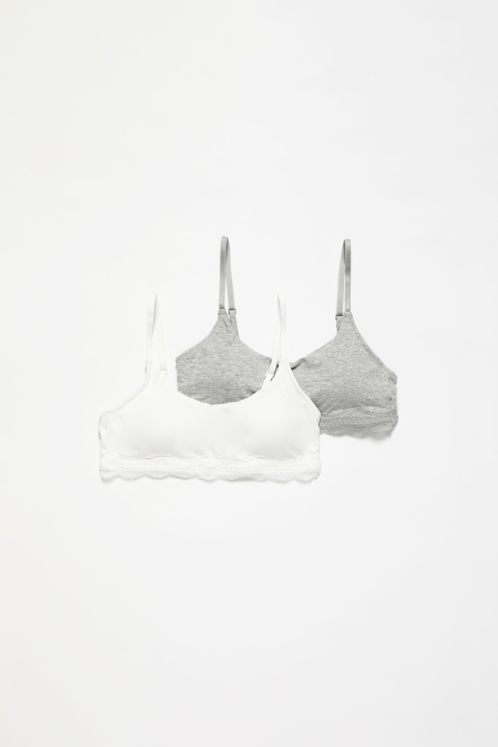 Pack of 2 bras with gathering - Bras - UNDERWEAR, PYJAMAS - Woman 