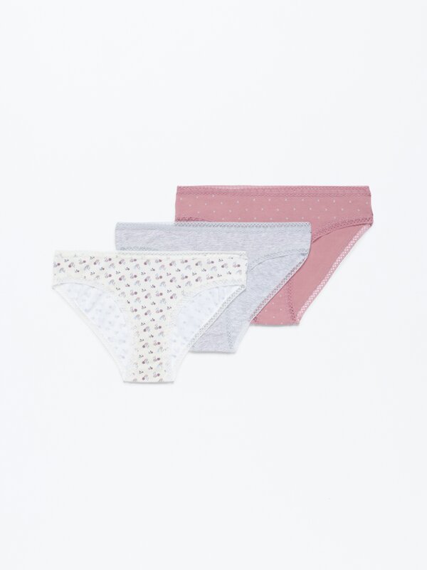 Pack of 3 pairs of assorted classic briefs
