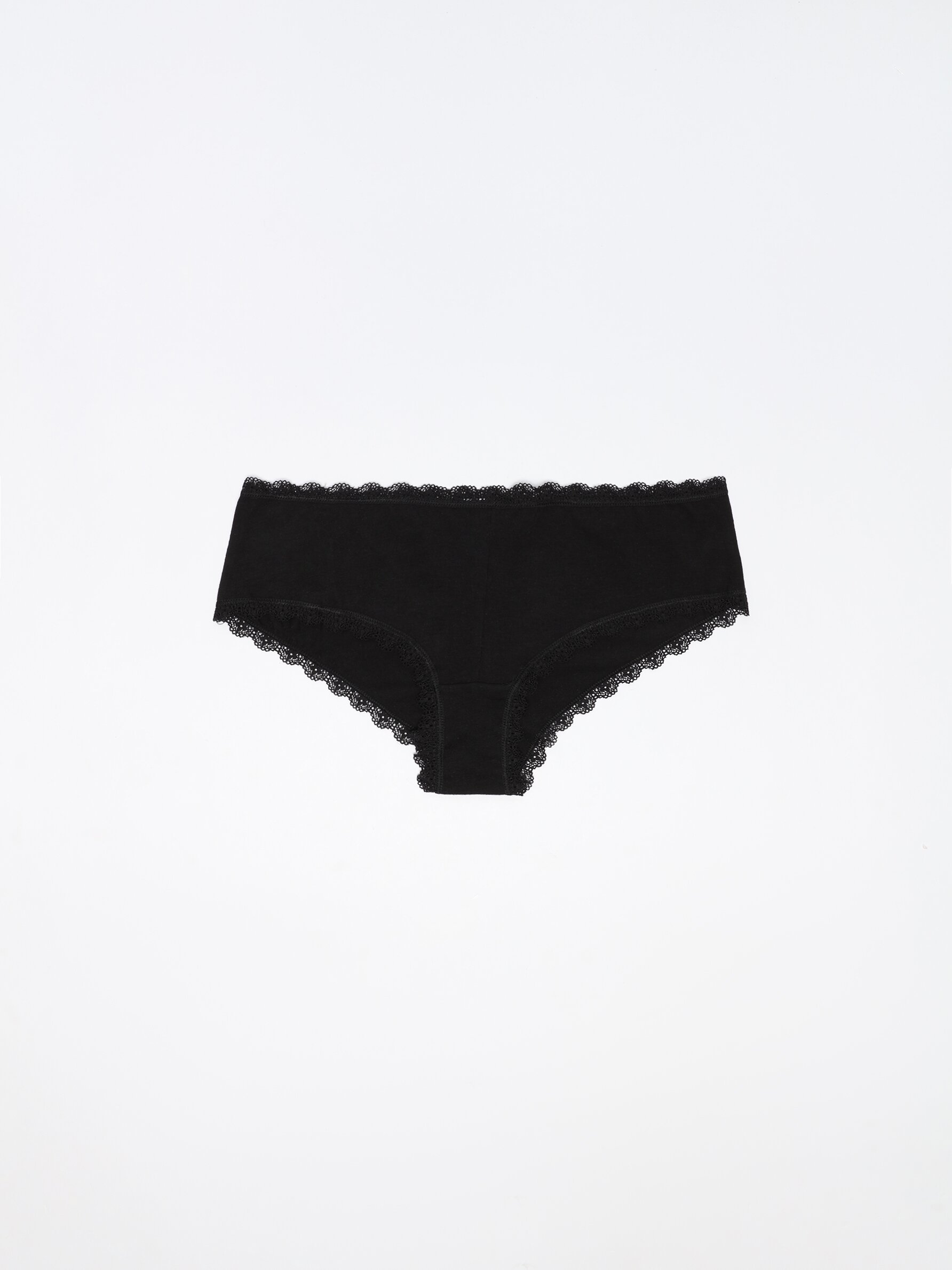 Pack of 3 hipster briefs with lace trim