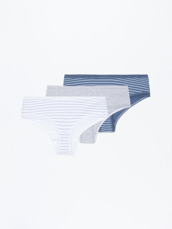 Pack of 3 pairs of assorted thongs