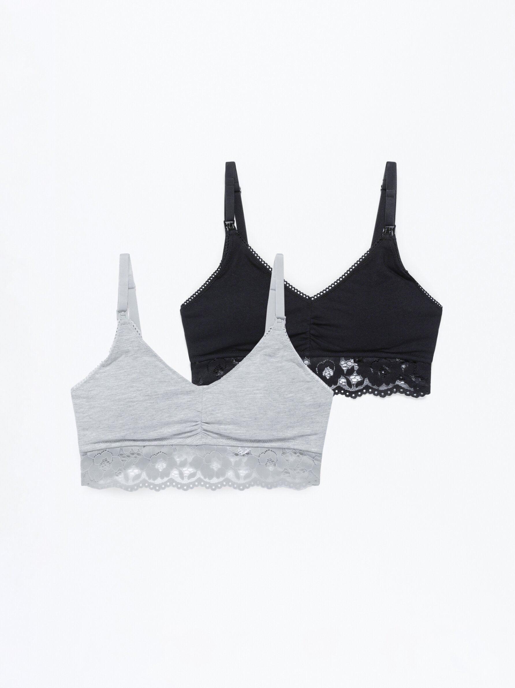 Pack of 2 lace nursing bras - Underwear - Maternity - CLOTHING - Woman 