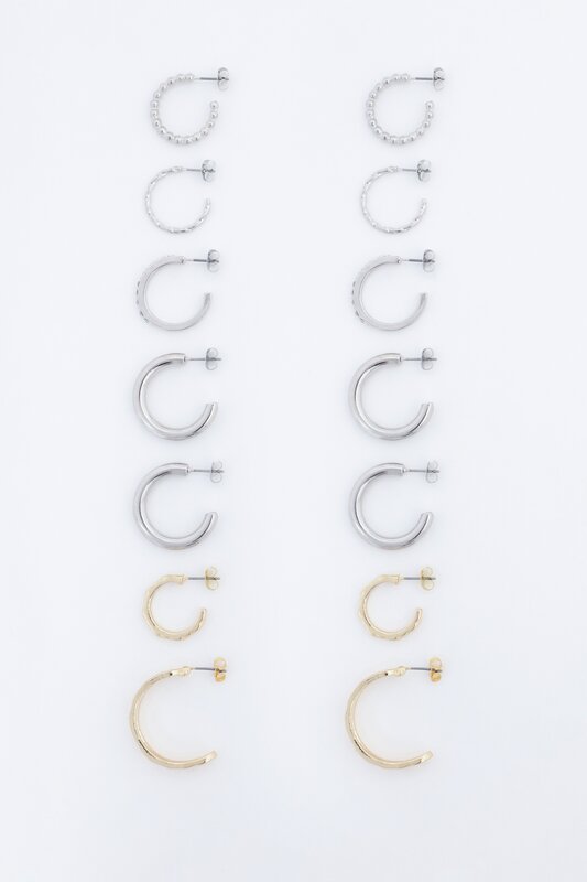 Pack de 6 aros metálicos