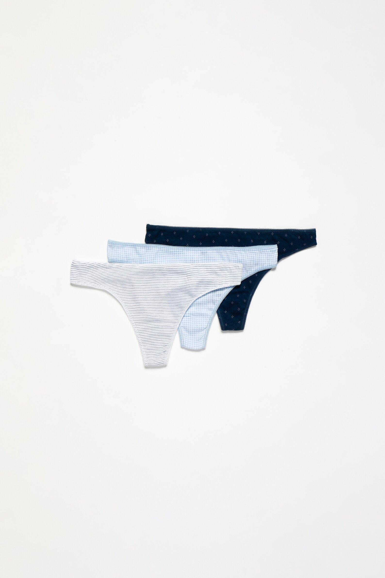 3 Pack of cotton thongs