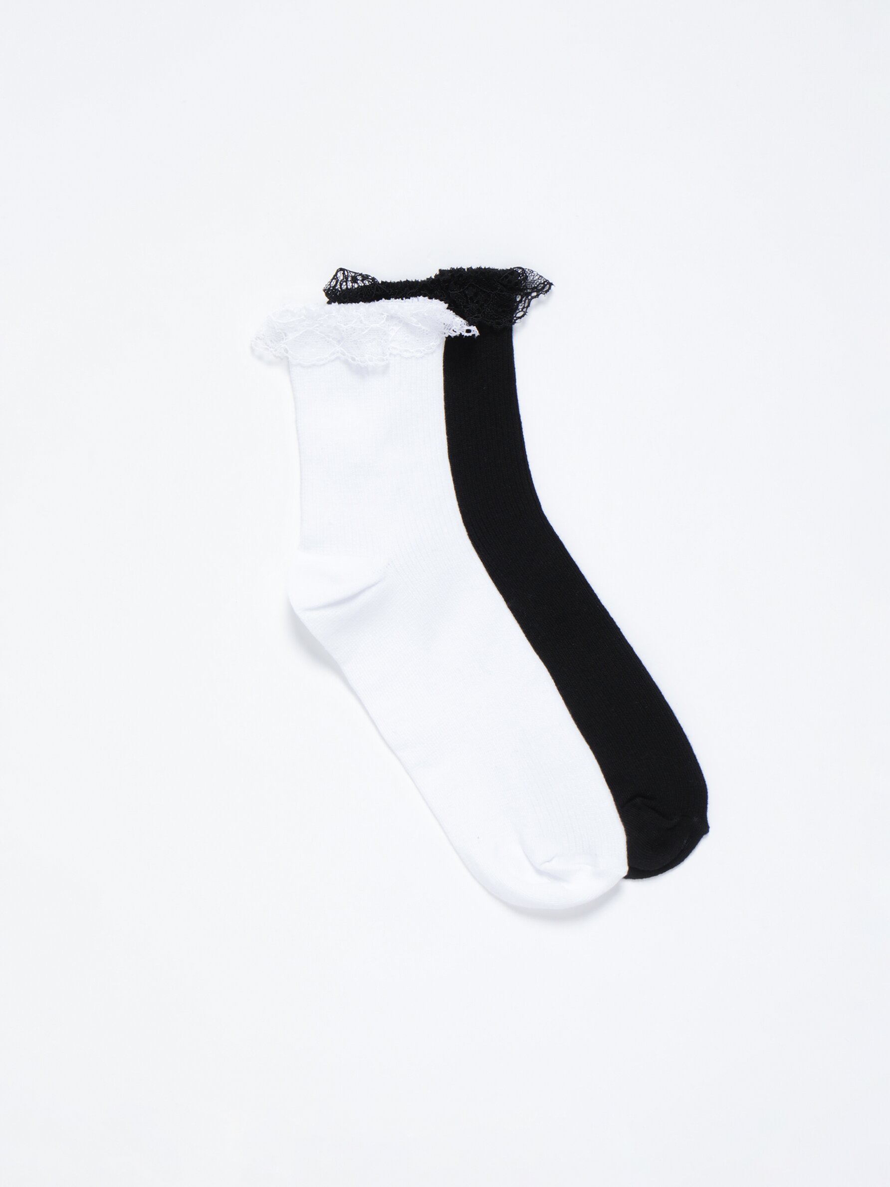Pack de 2 pares de calcetines largos - Calcetines - ACCESORIOS - Mujer 