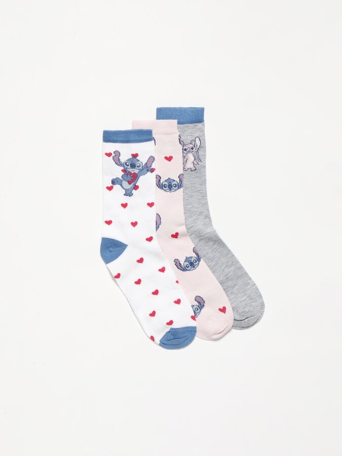 3-pack of Lilo & Stitch ©Disney socks