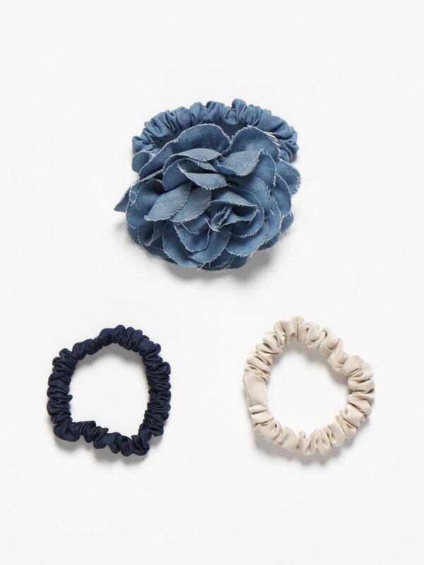 Pack of 3 assorted scrunchies