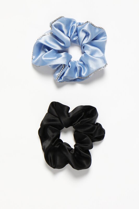 Pack of 2 satin scrunchies