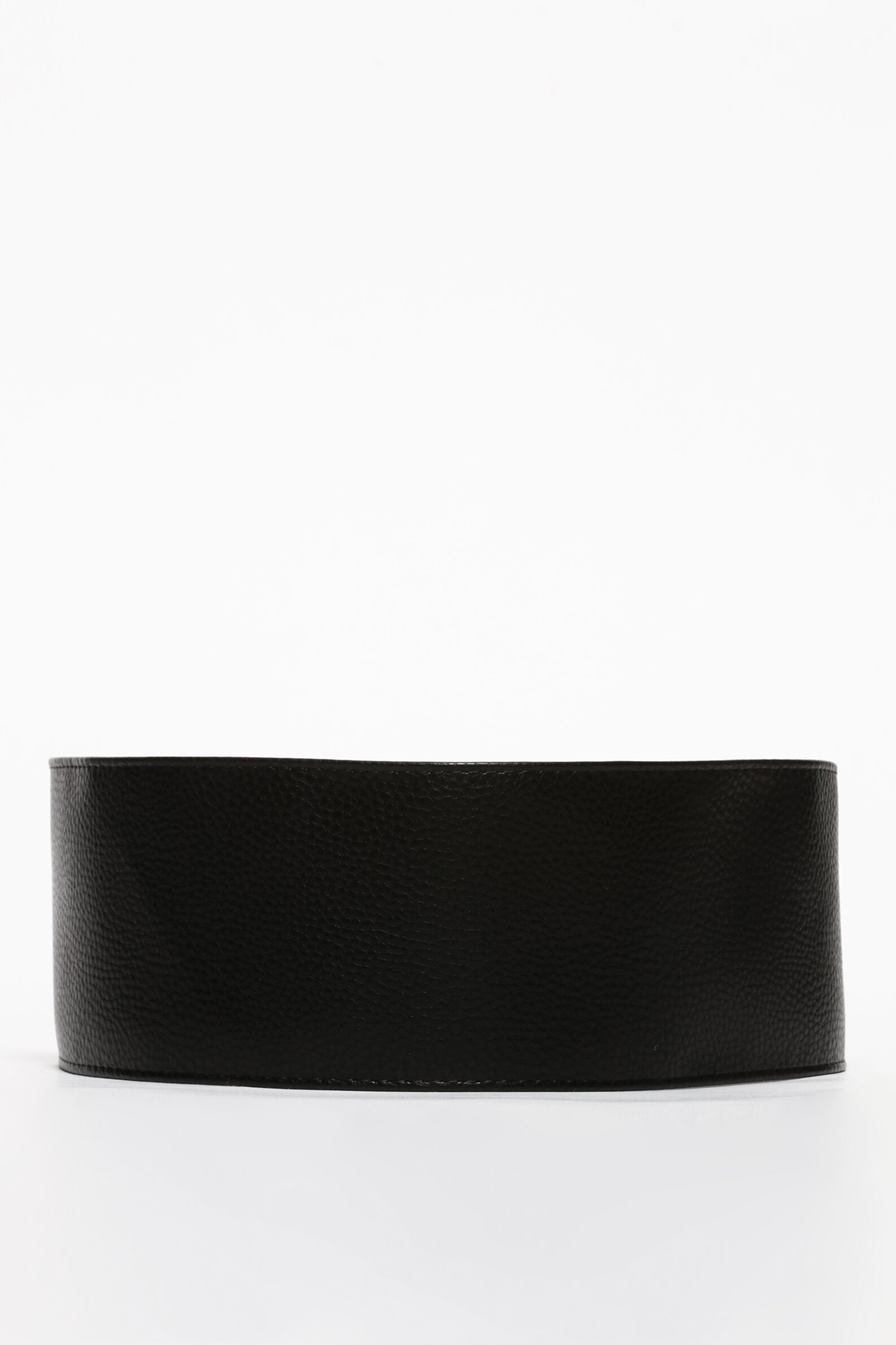 Leather belt deals wide