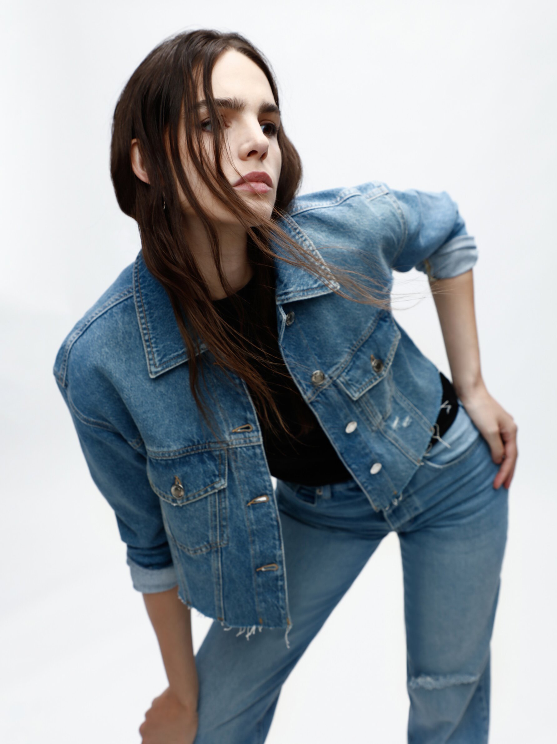 ZARA Asymmetrical Jean Jackets for Women | Mercari