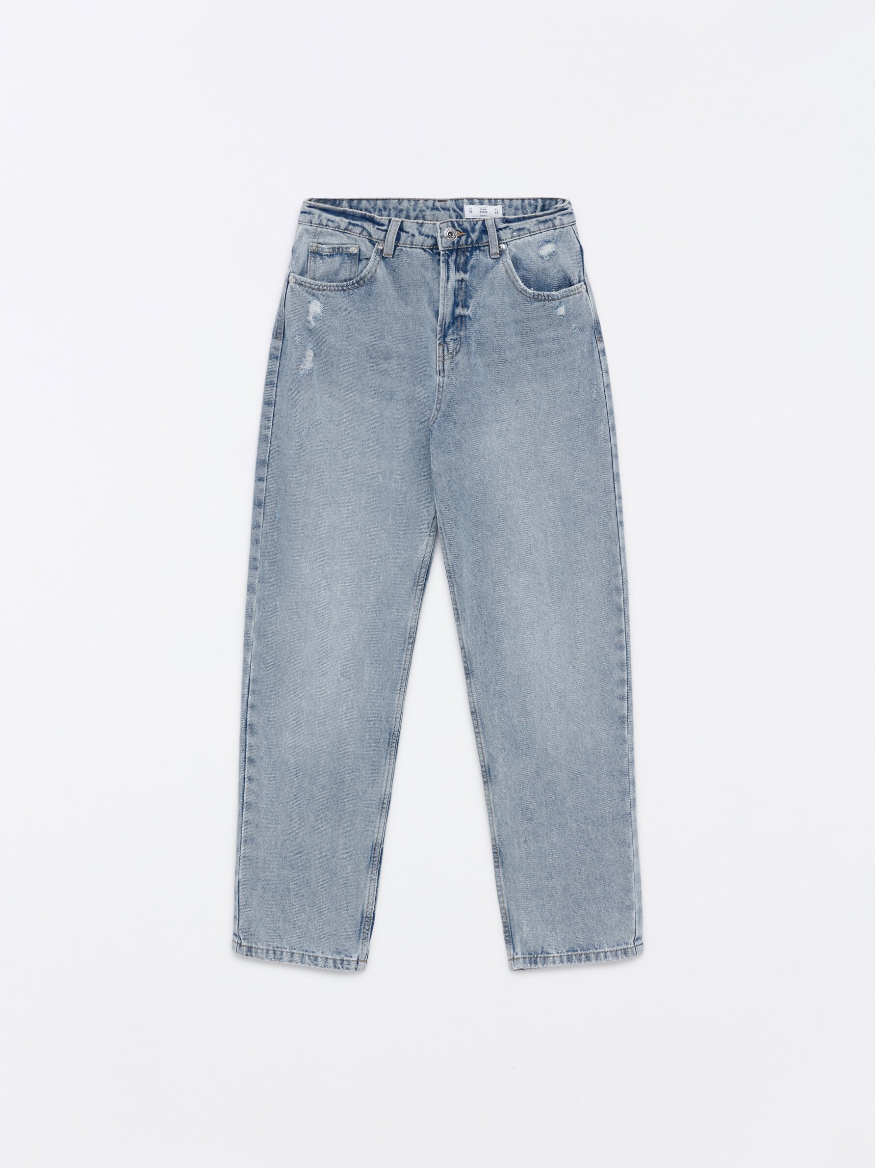Jeans relaxed - Cintura média / baixa - Calças De Ganga - ROUPA - Mulher 