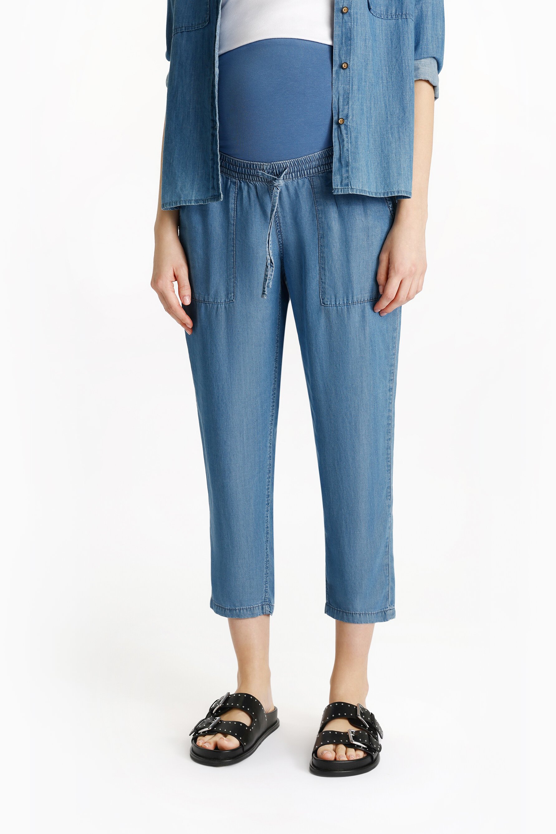 Lightweight maternity jogger jeans Maternity PROMOTION Woman