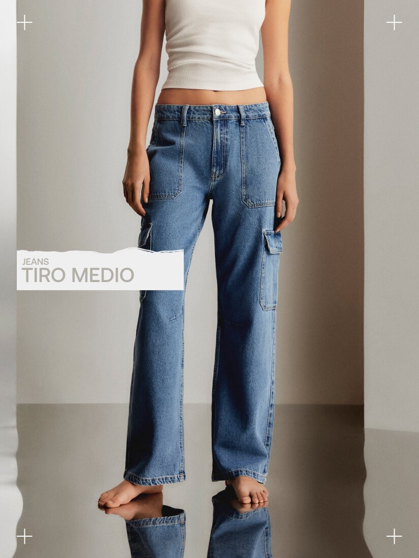 Vaqueros tiro bajo 2025 mujer