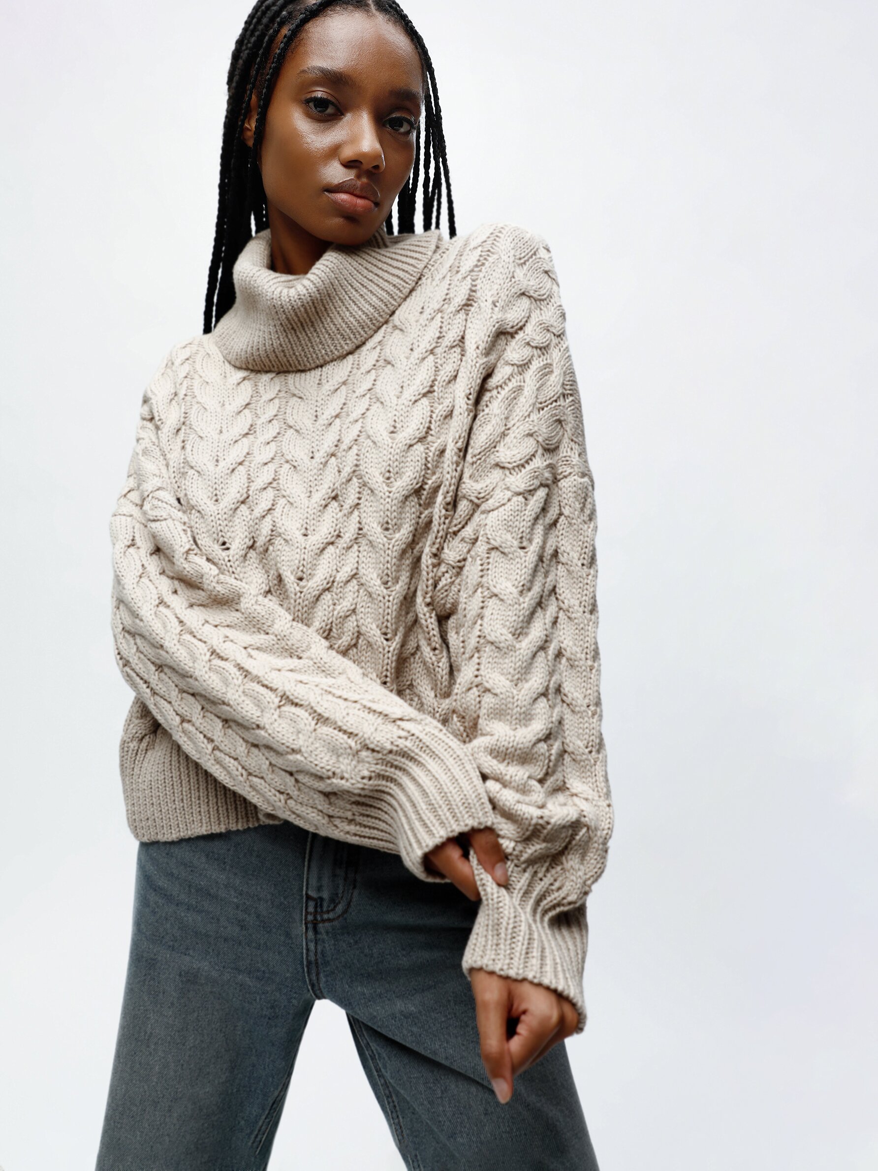 Turtleneck sweater - Knit Sweaters - Knit - CLOTHING - Woman 