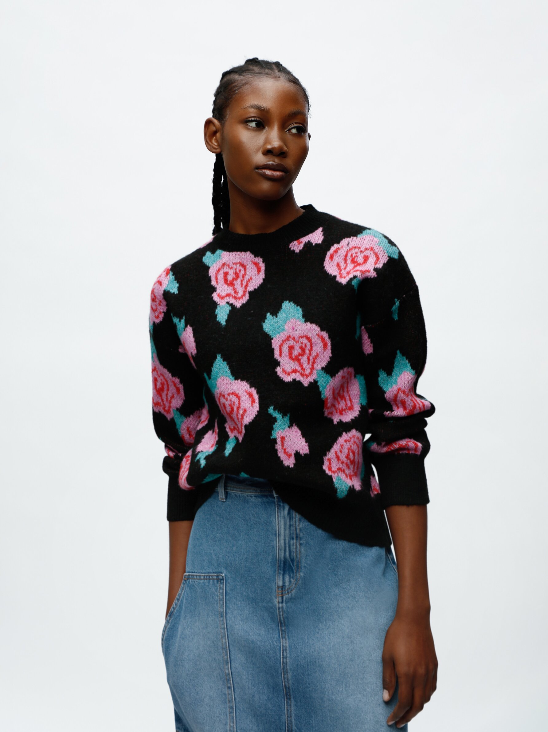 Floral knitwear shop