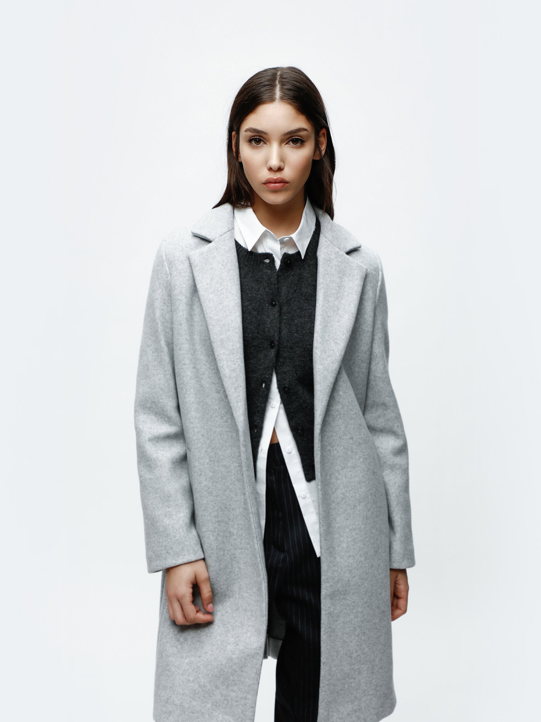 Synthetic deals wool coat