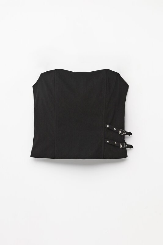 Top with buckles