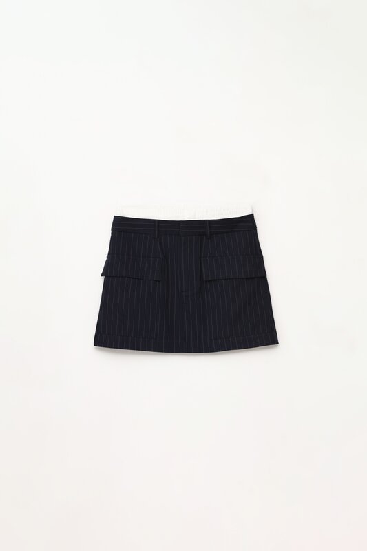 Mini skirt with waistband - Skirts | Shorts - CLOTHING - Woman ...