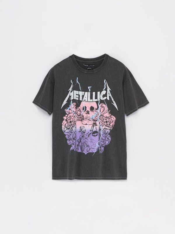 Metallica T shirt Collabs CLOTHING Woman Lefties UAE