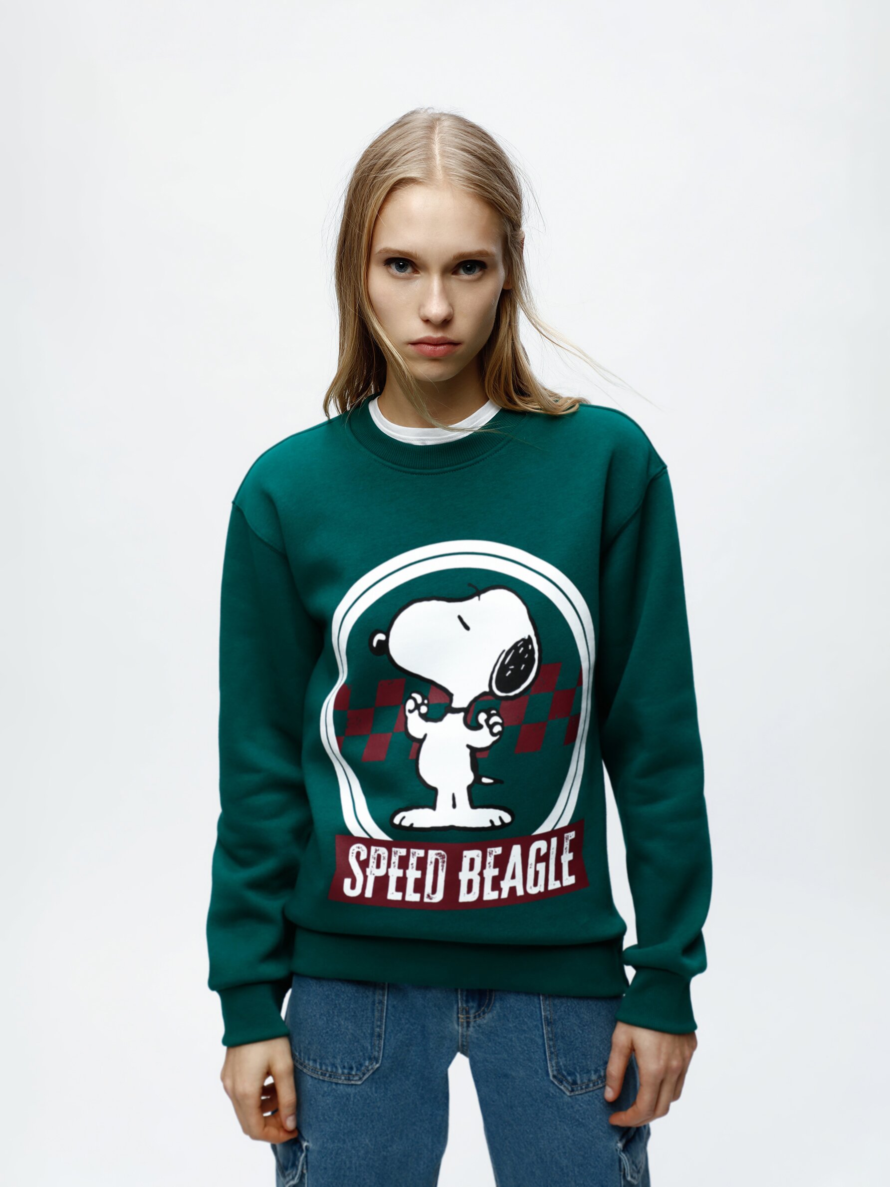 Snoopy Peanuts ™ sweatshirt - Collabs - CLOTHING - Woman 