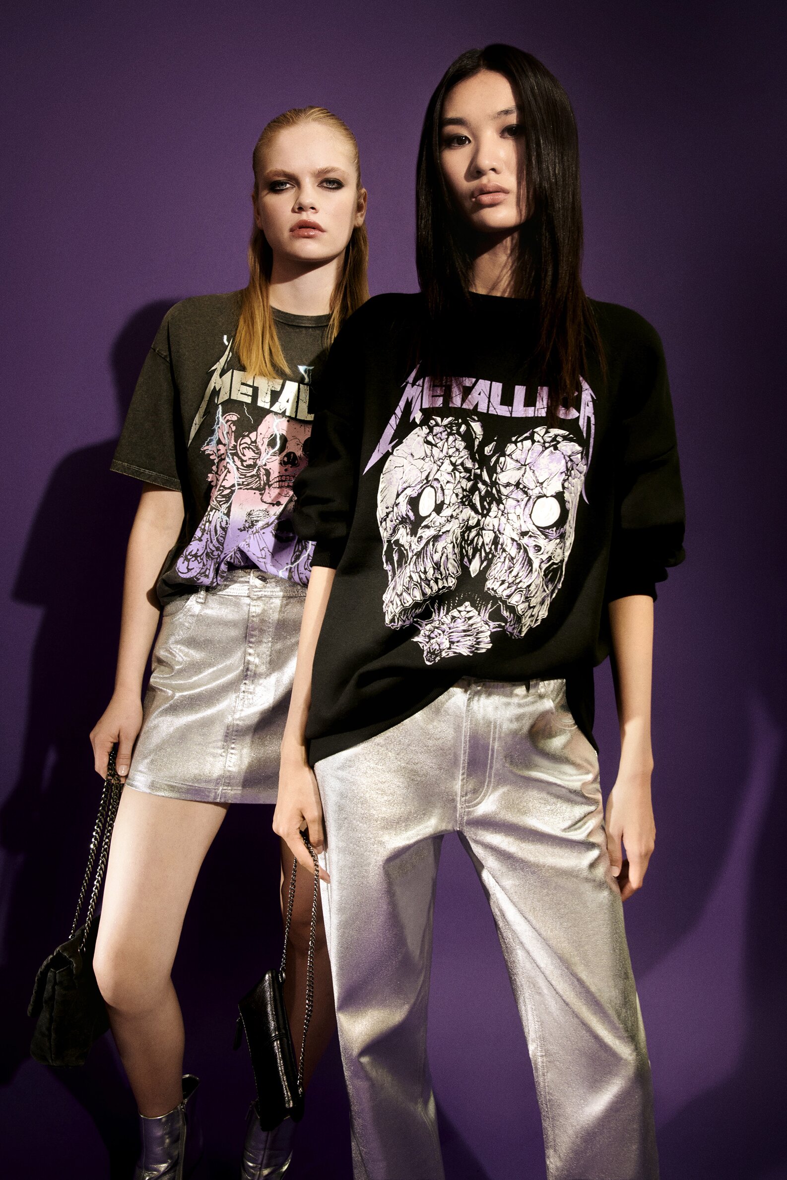 Sudadera shop metallica mujer