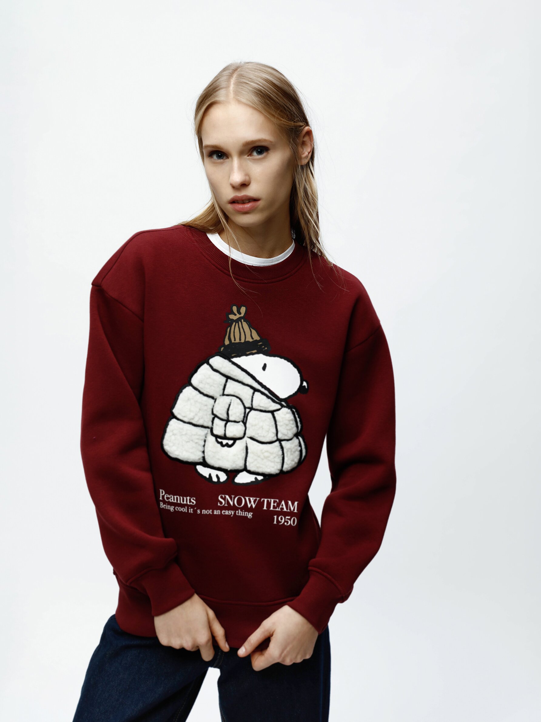 Snoopy Peanuts™ Sweatshirt - Peanuts™ - Collabs - CLOTHING - Woman 