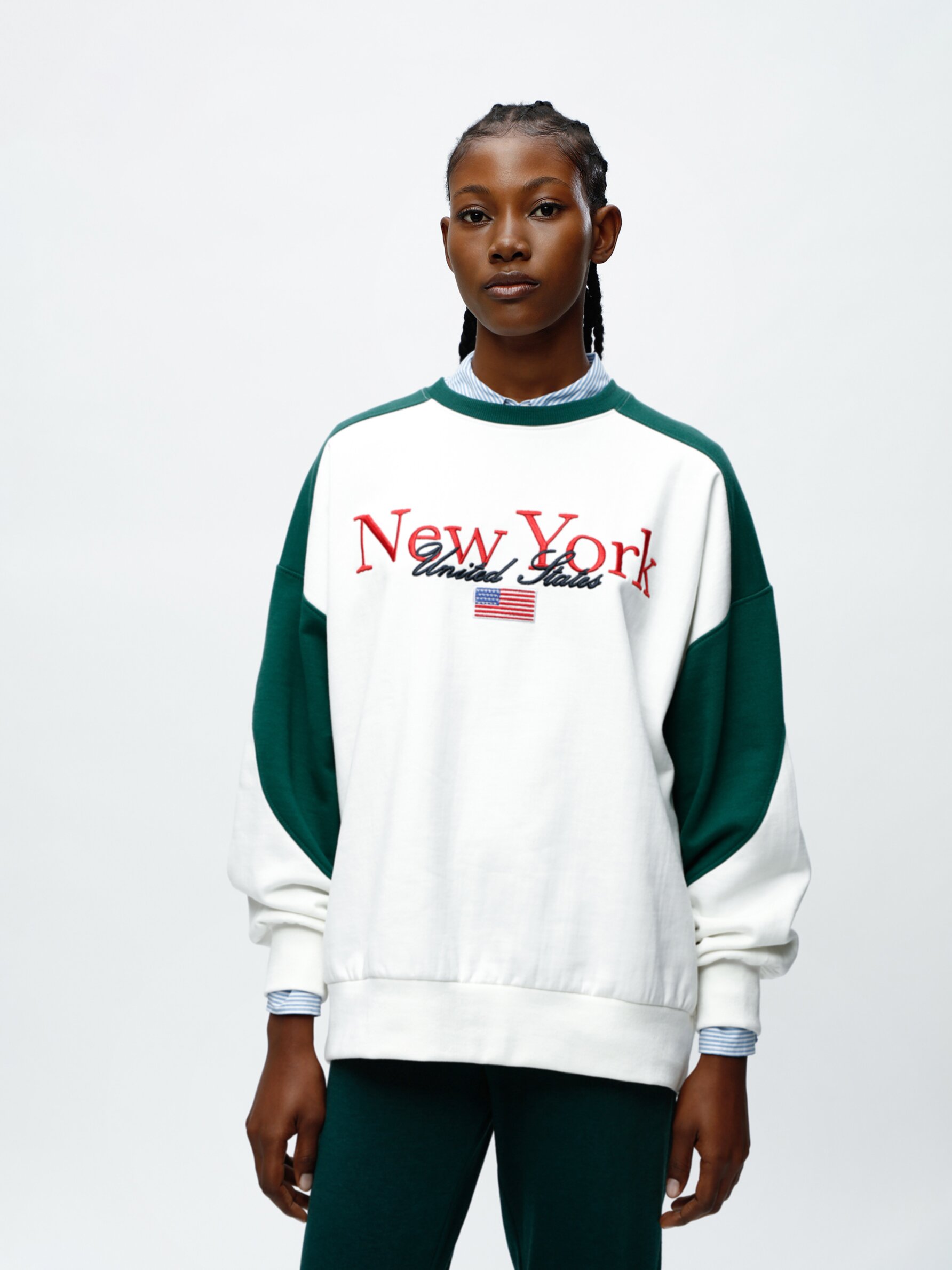 Tommy jeans womens sale pastel colourblock sweatshirt