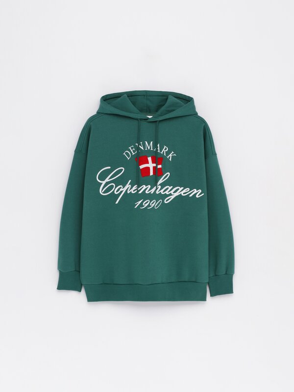 Embroidered hoodie