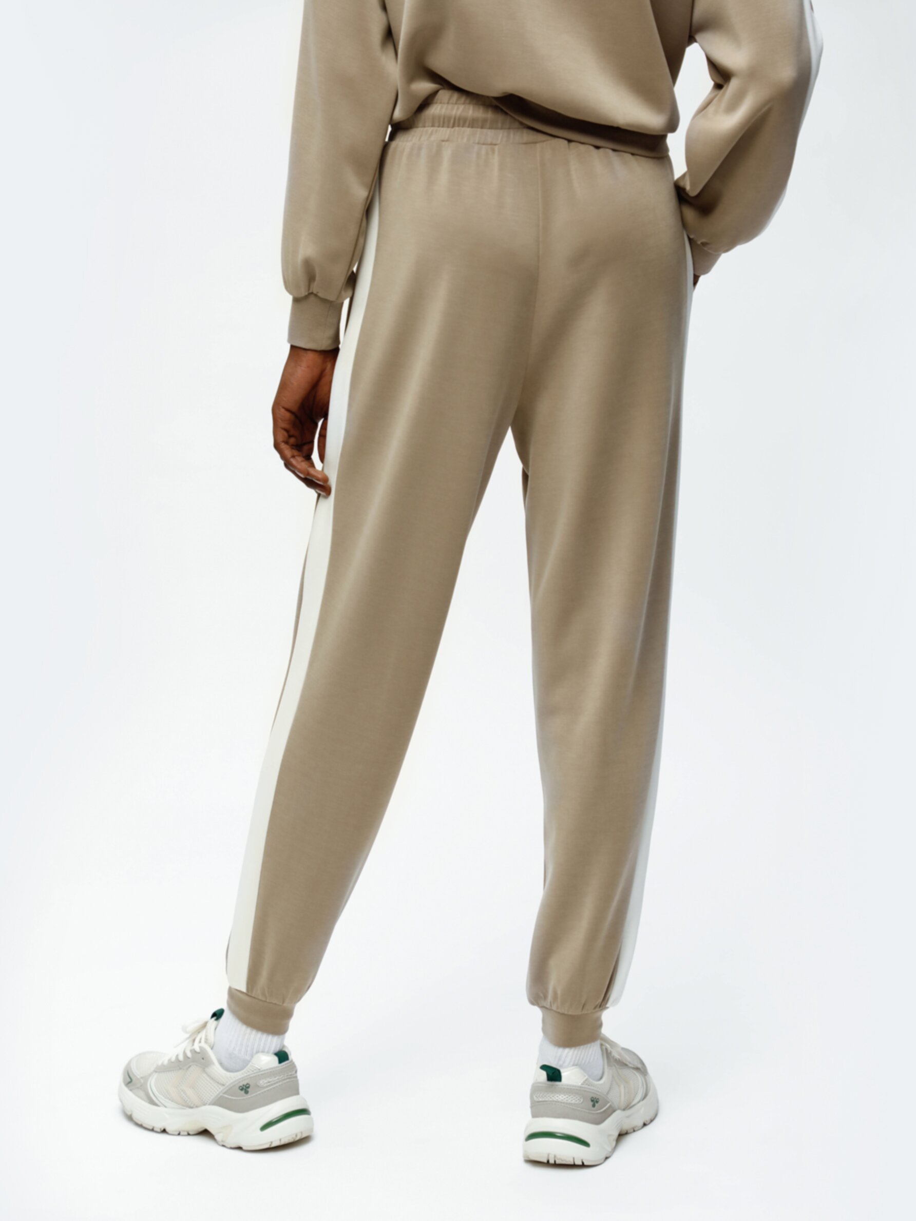 Beige discount tracksuit bottoms