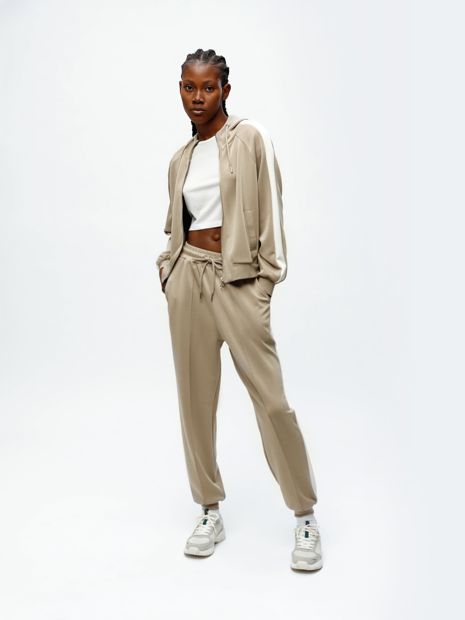 Khaki store tracksuit bottoms