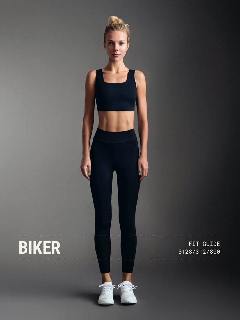 Conjunto Deportivo Mujer Short Biker Top Stretch Fit Push Up