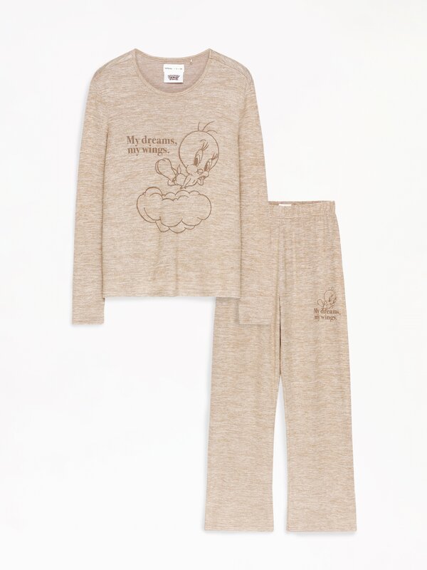 Tweety © &™Warner Bros print pyjamas